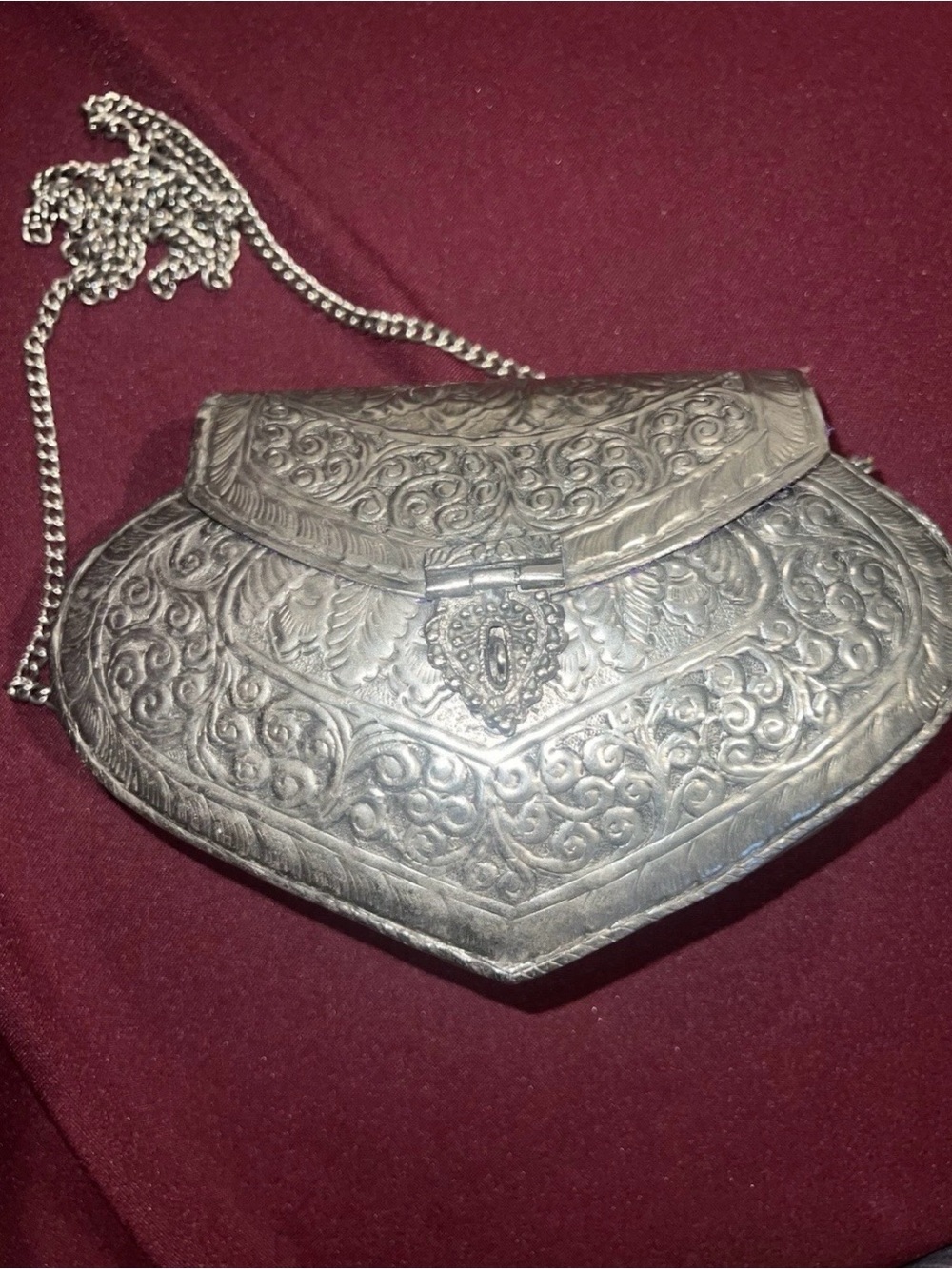 Vintage mini metal bag